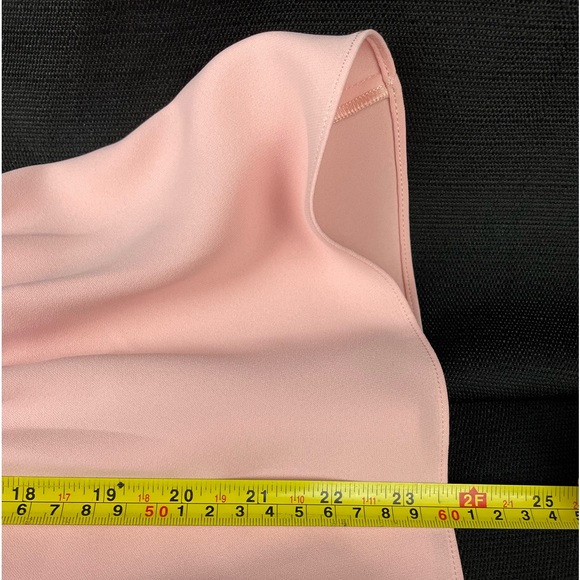 Amanda Uprichard Blush Pink Peplum Top Sz L - Picture 9 of 9